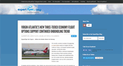 Desktop Screenshot of blog.expertflyer.com